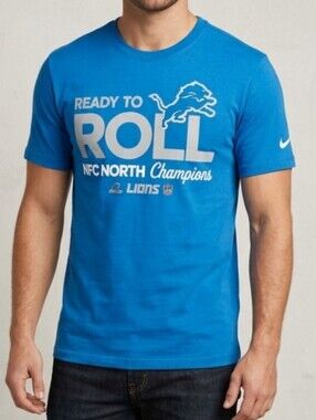 215. NWT - Nike Detroit Lions "Ready to Roll" Trophy Collection T-Shirt